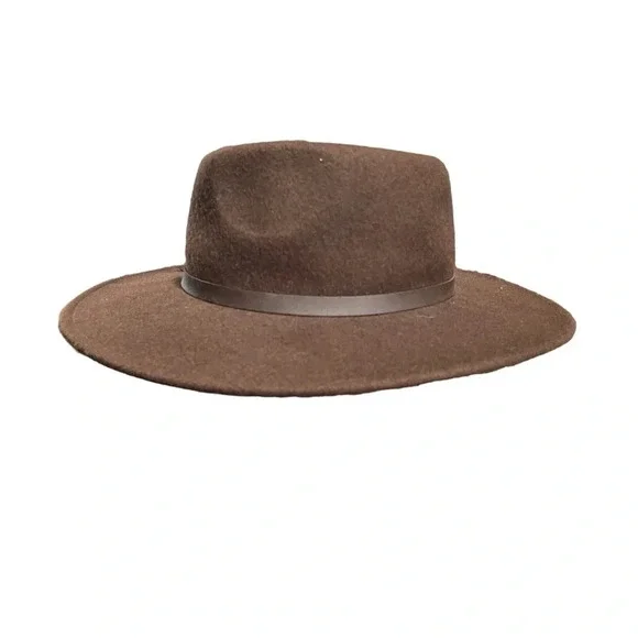 UNIVERSAL THREAD ~ Chocolate Brown 100% Wool Women’s Hat - Picture 2 of 5